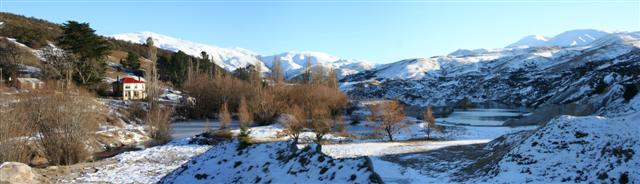 St Bathans In The Snow