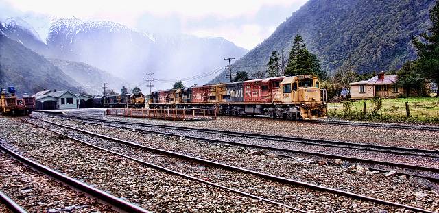 Coal train at Otira