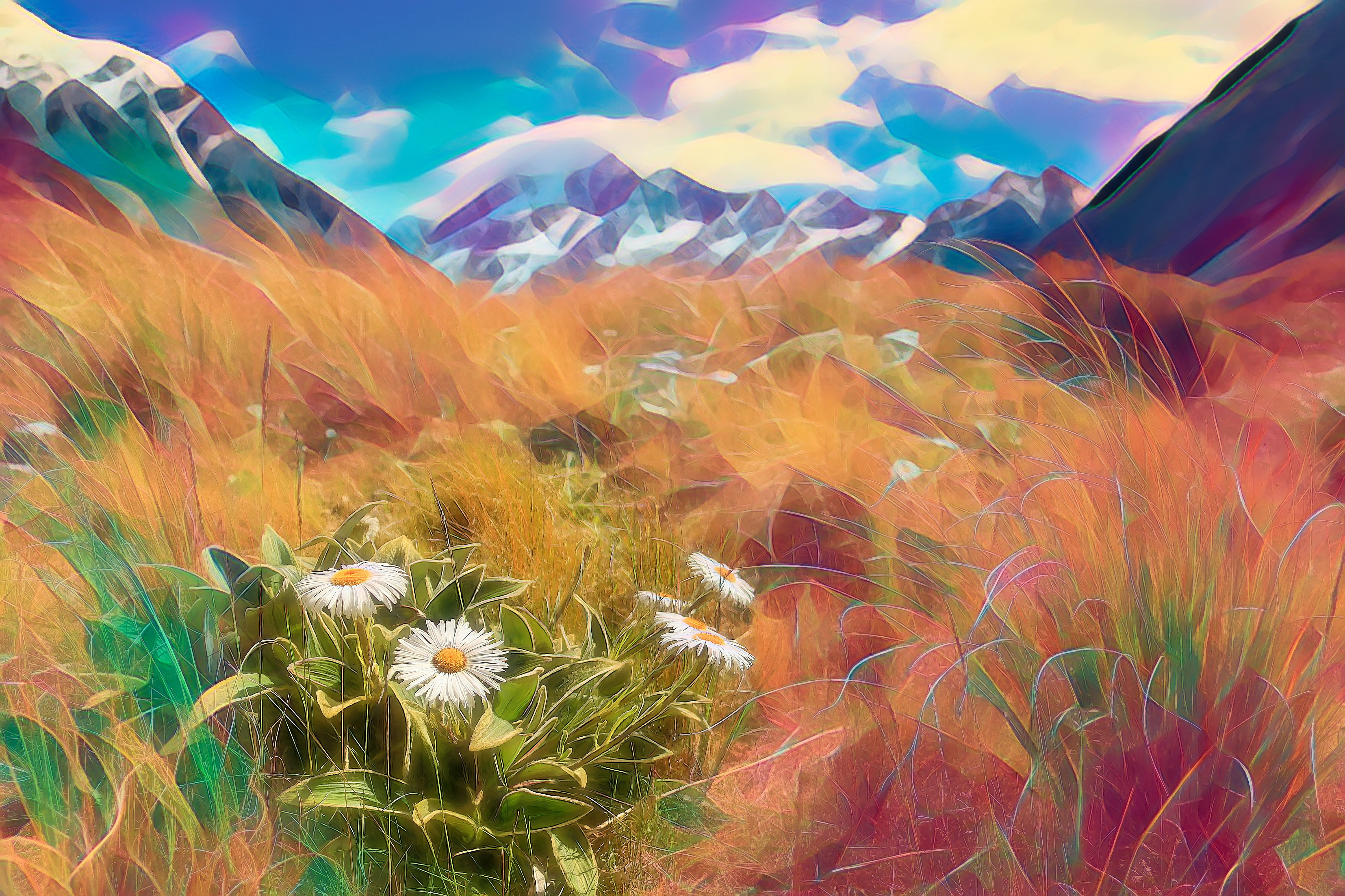 Mount cook daisy 